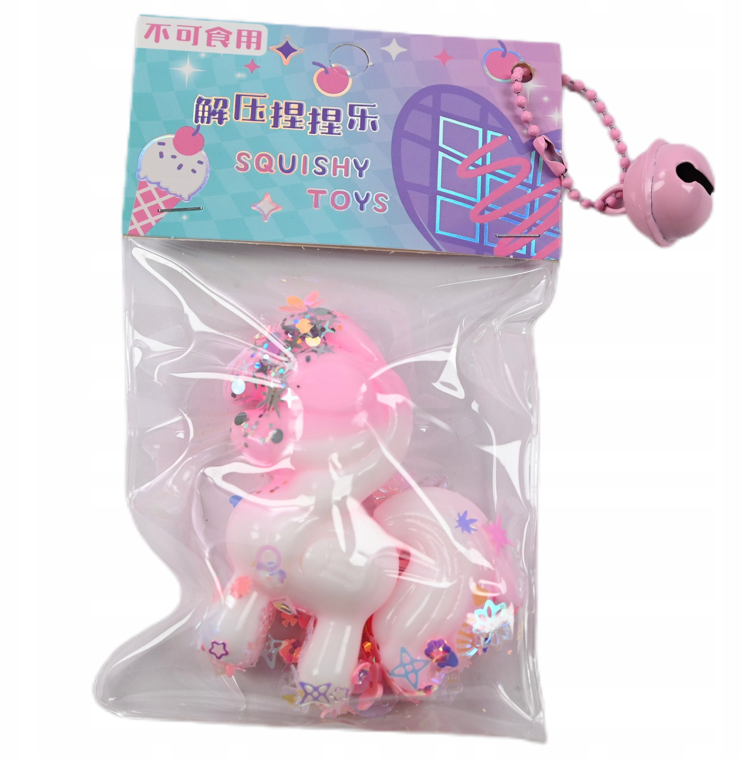 Gniotek konik z dzwoneczkiem – Idealna zabawka antystresowa dla dzieci