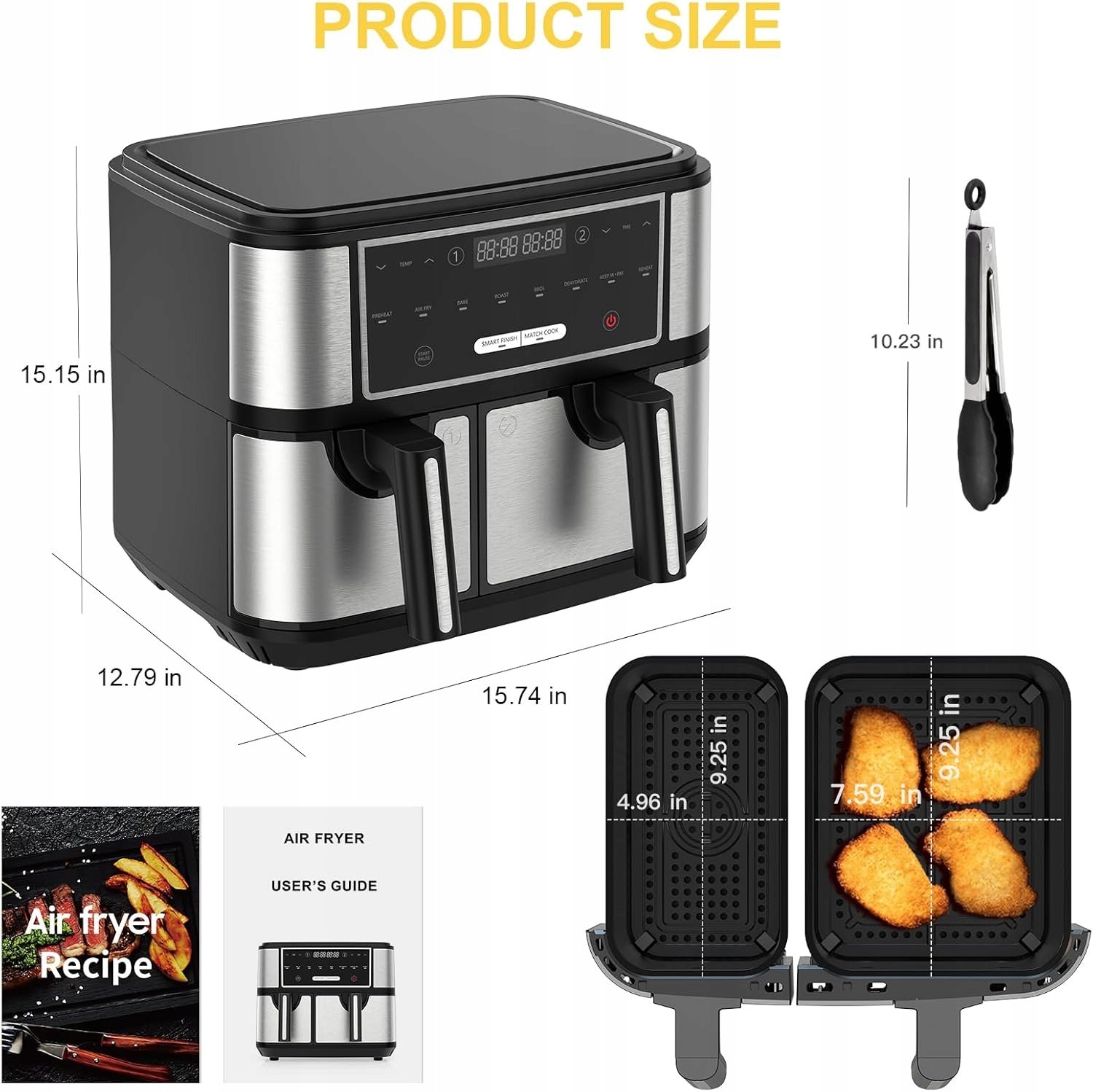 Wysoka moc 2600W – Efektywne i szybkie przygotowanie potraw