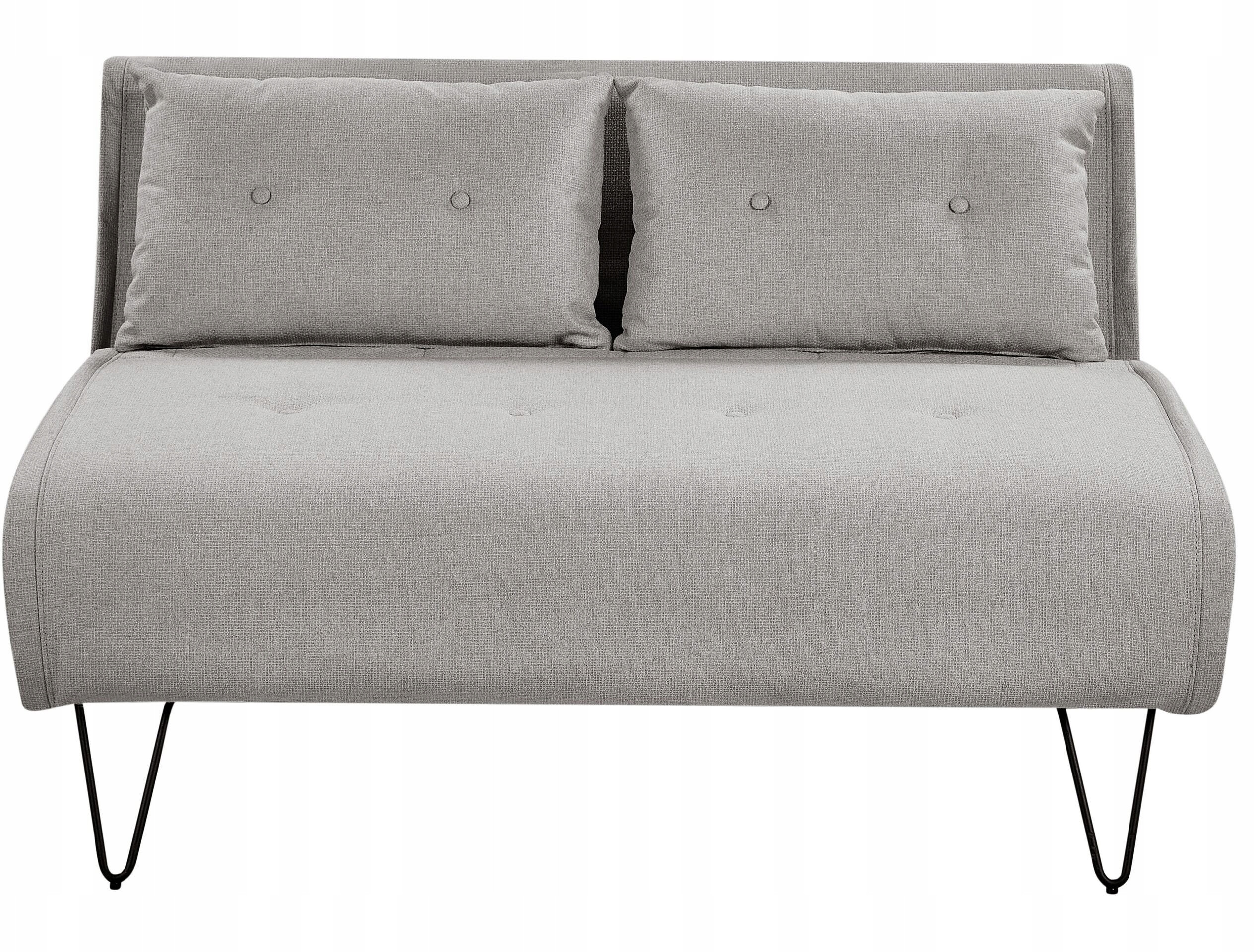 Sofa rozkładana 2-osobowa jasnoszara VESTFOLD – Elegancja i funkcjonalność w Twoim wnętrzu