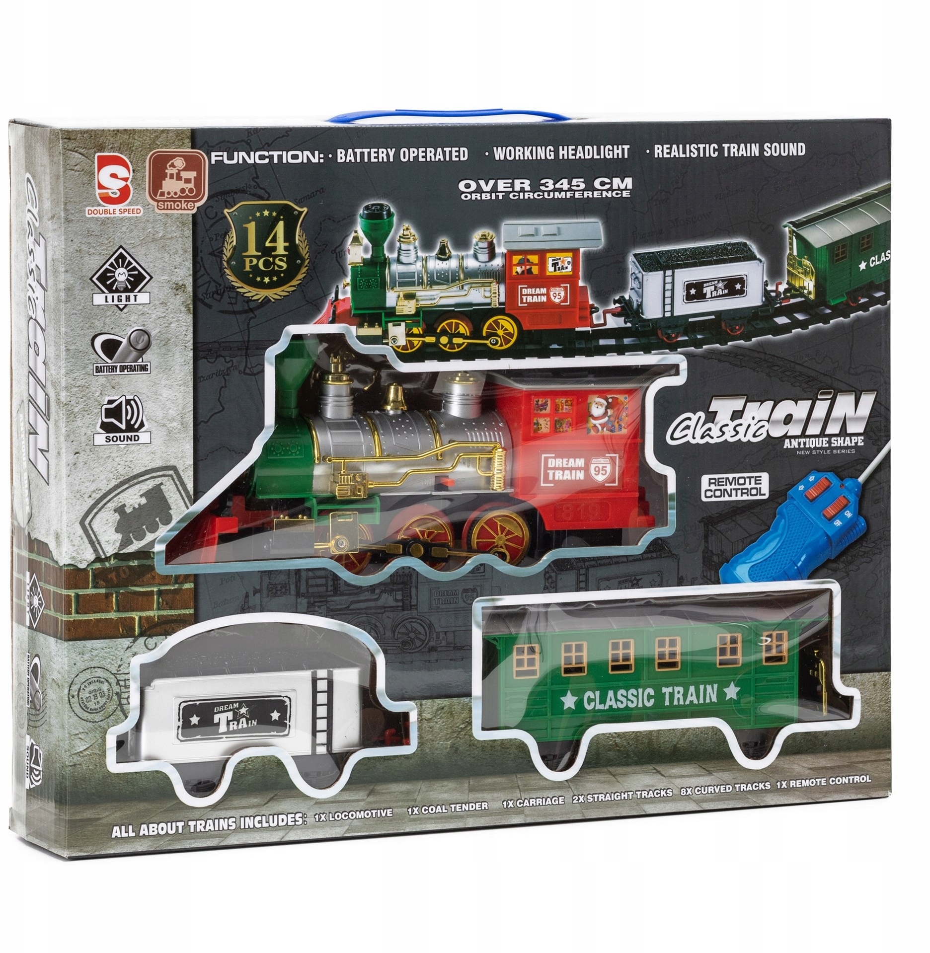 Realistyczne dźwięki i efekt mgiełki w pociągu