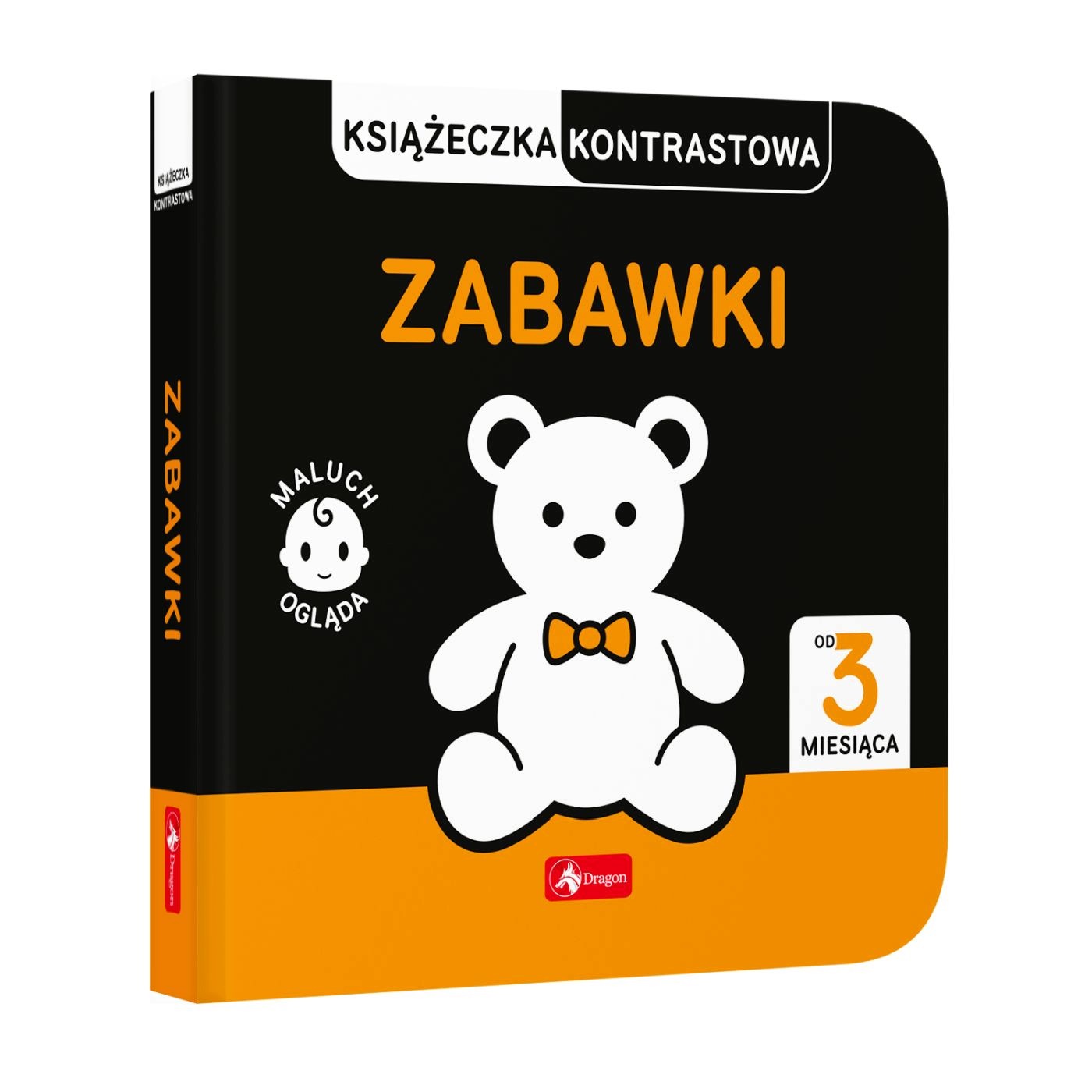 Książeczka kontrastowa Zabawki – Idealna pierwsza książeczka dla maluszka