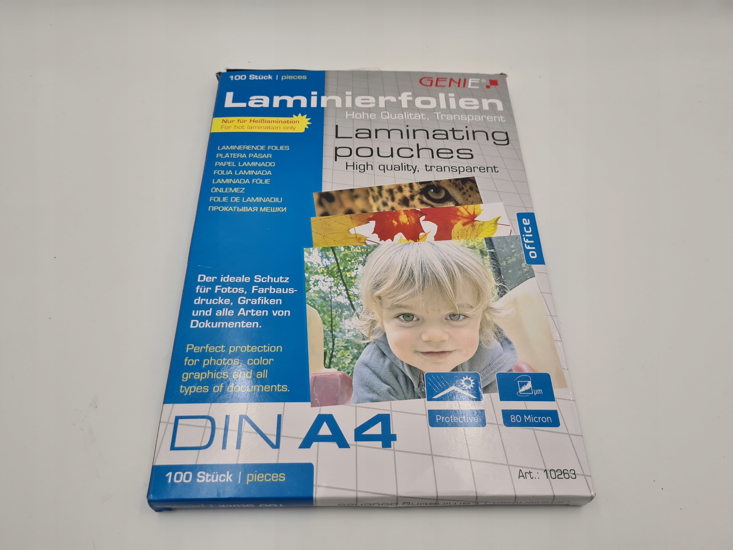 GENIE torby do laminowania 100 A4 - Idealne rozwiązanie dla Twojego biura