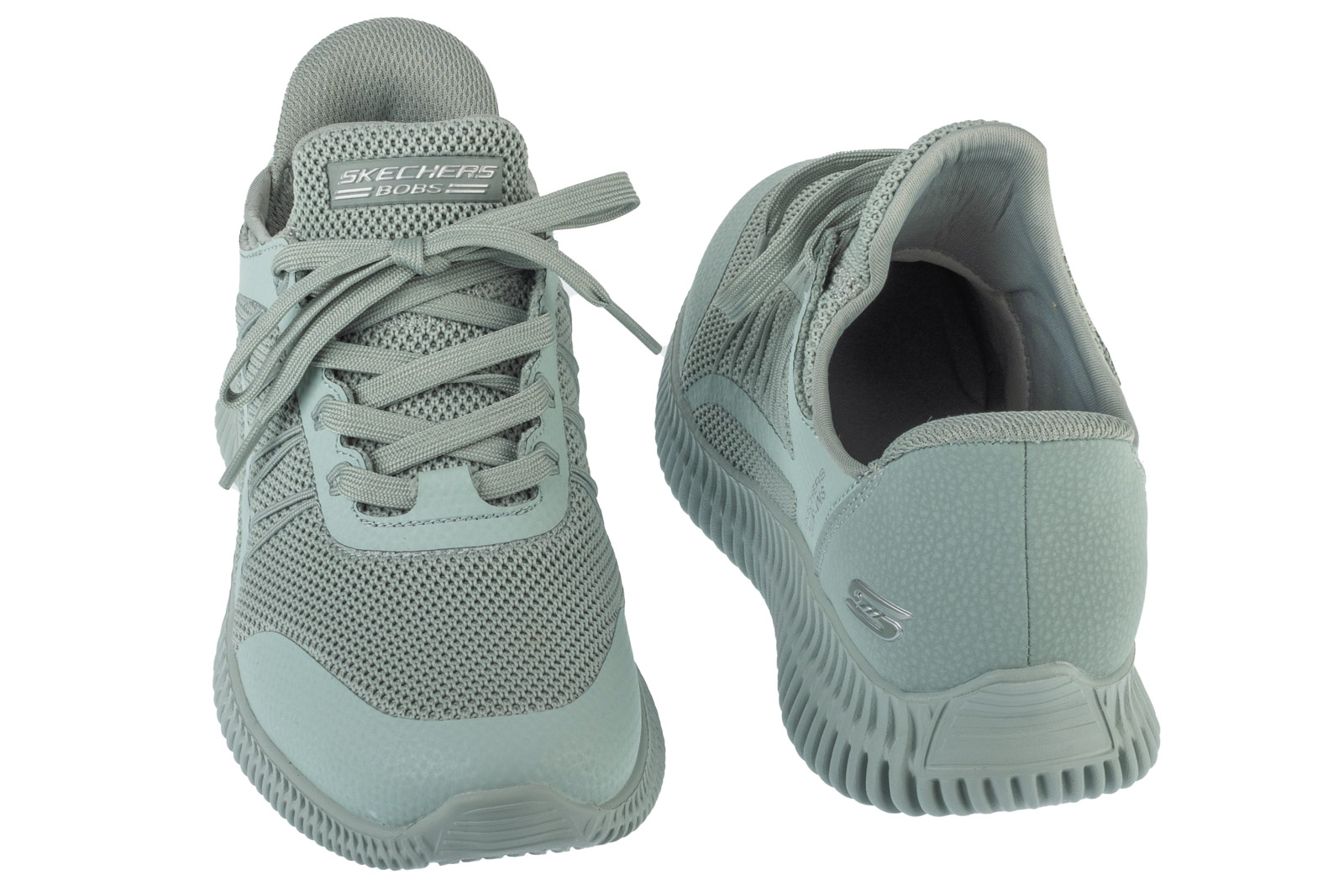 Skechers Damskie Sneakersy Slip-ins BOBS GEO LITE DIVINE PACE 117413 SAGE – Komfort i Styl na Co Dzień