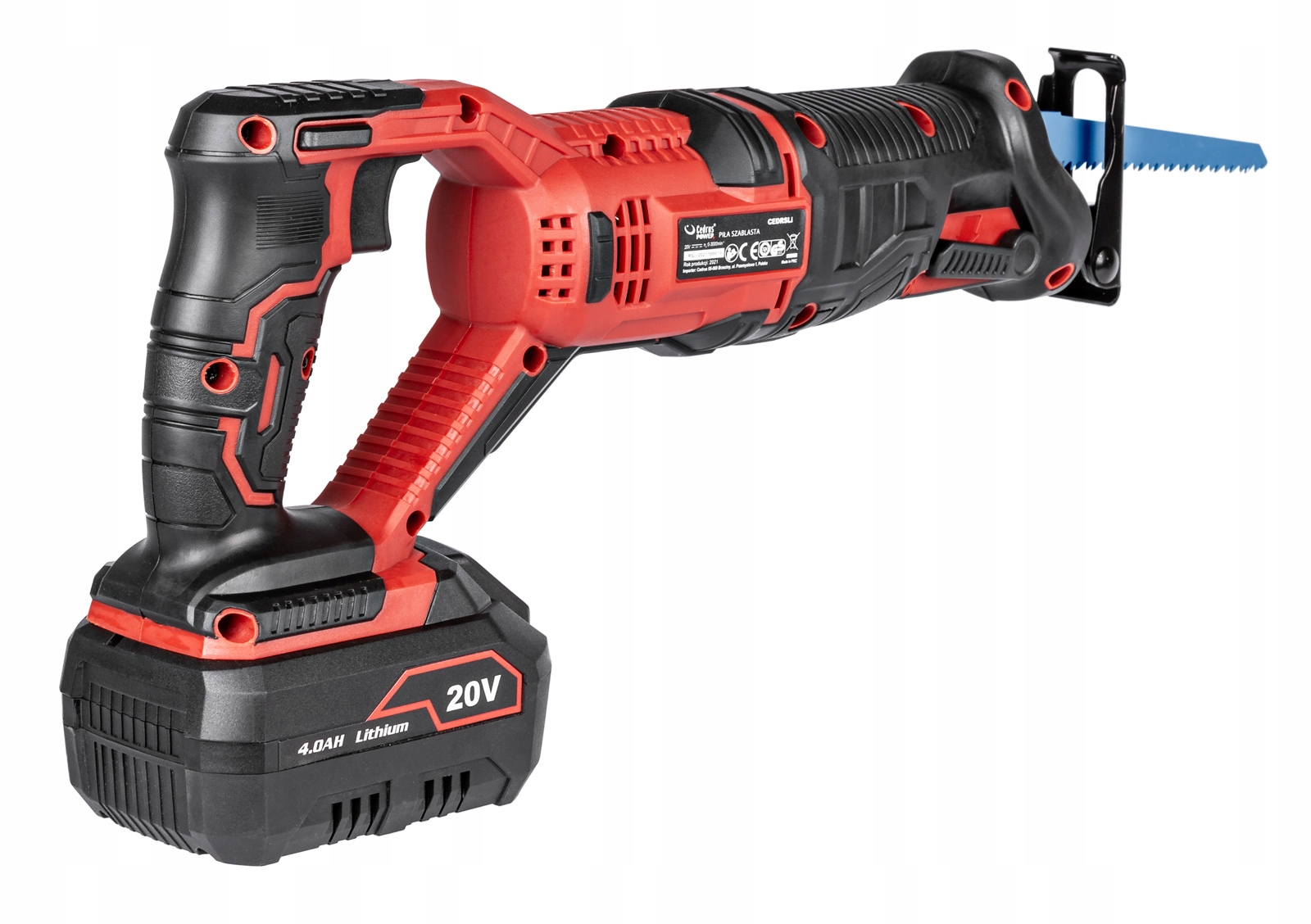 Akumulator 20V i obroty do 3000 obr./min