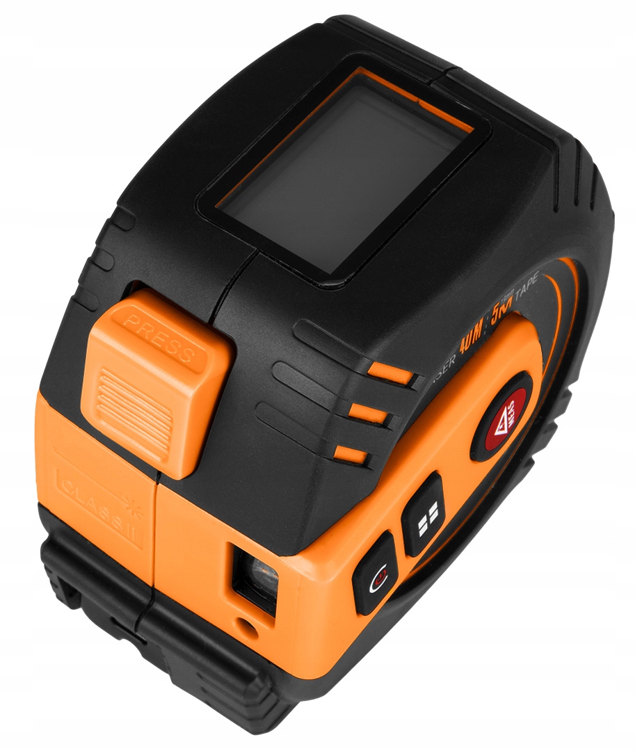 Imponujący zasięg pomiaru od 0,05 do 40 m