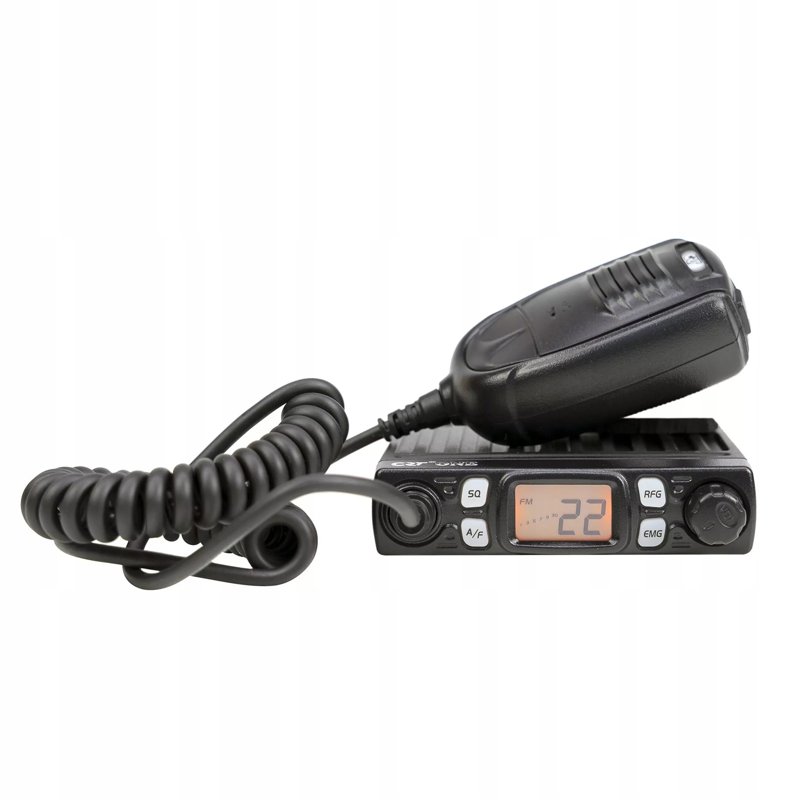 Radio CB CRT ONE mini 10cm AM FM ASQ Vox – Kompaktowe rozwiązanie do komunikacji w samochodzie