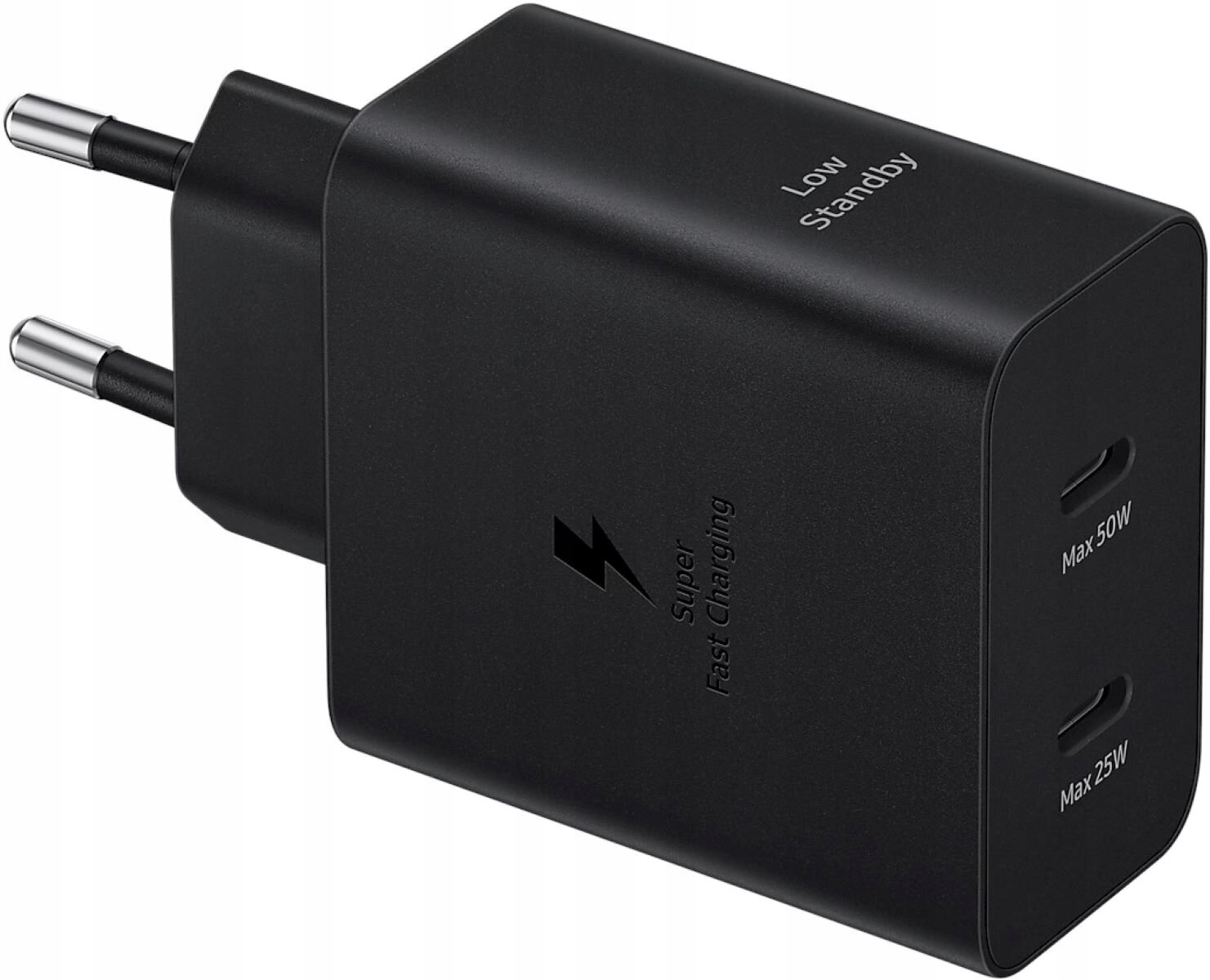 Ładowarka Samsung USB-C 50W z kablem USB-C - czarna