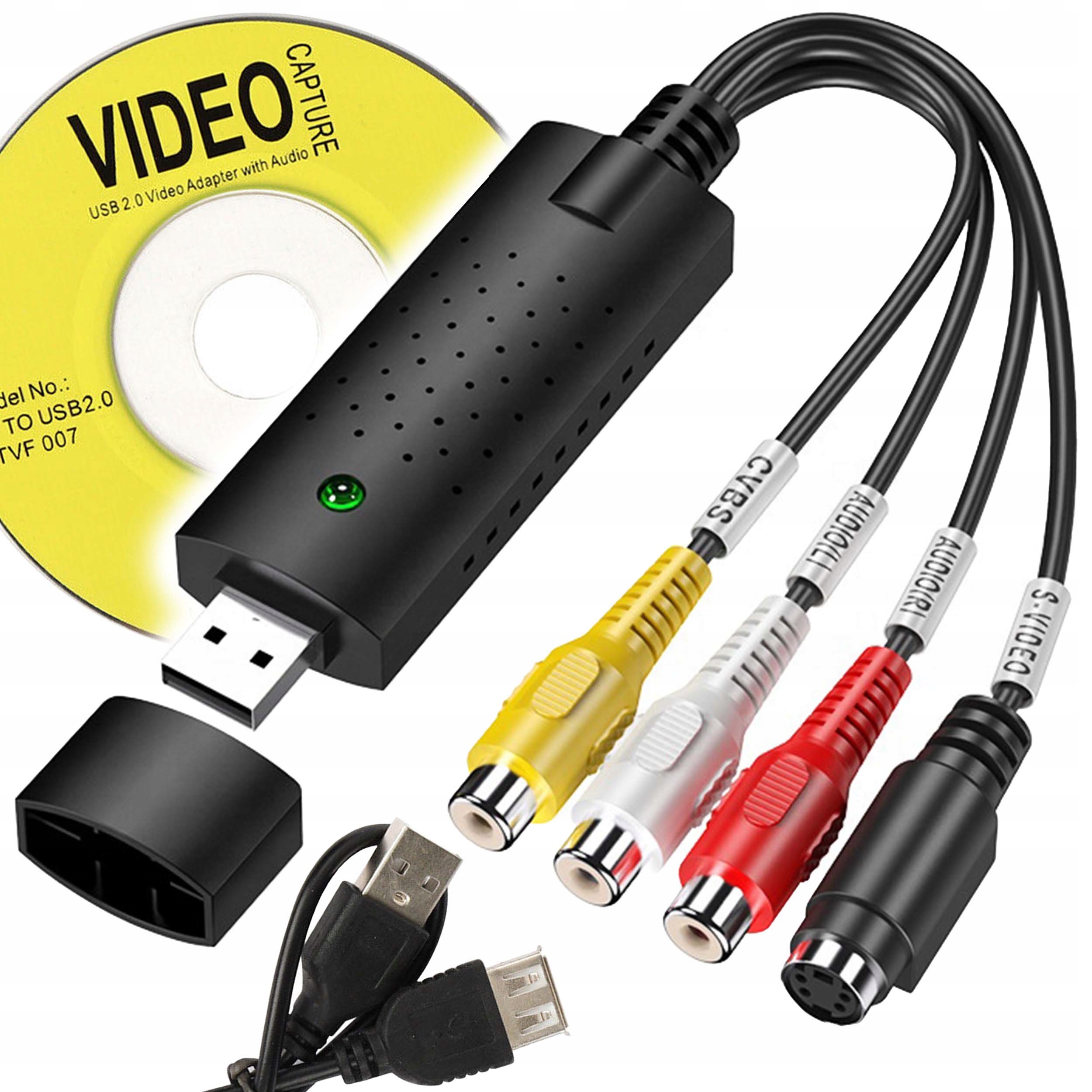 VIDEO GRABBER EASYCAP DC60+ – Przechwytywanie wideo z kaset na PC