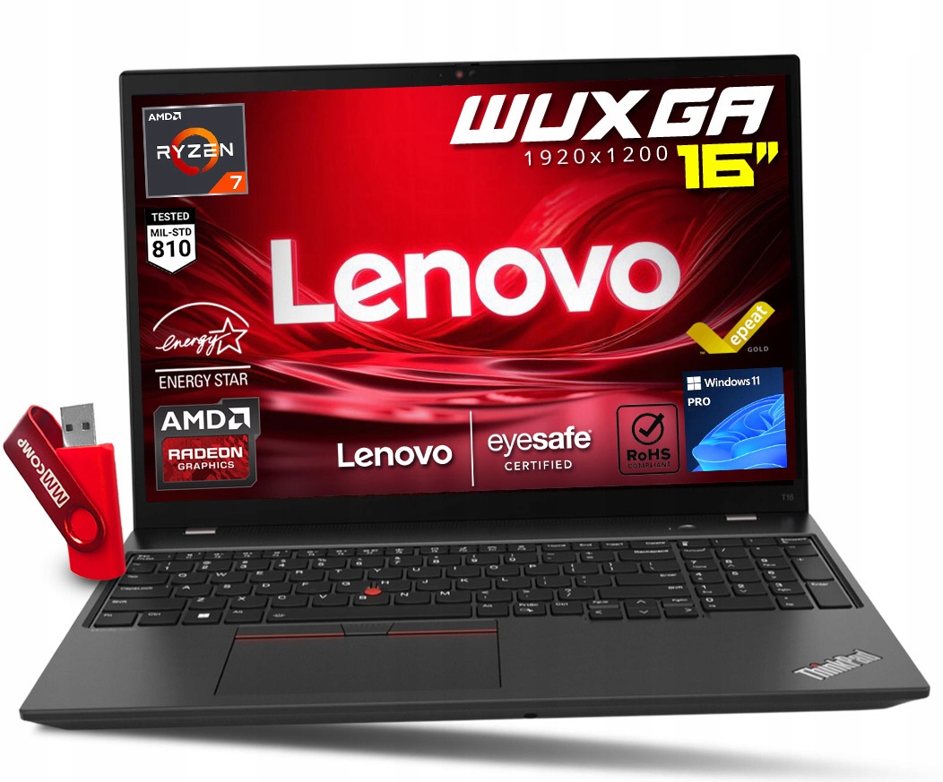Laptop Lenovo ThinkPad T16 G2 R7 7840U PRO – Wydajność i mobilność w jednym