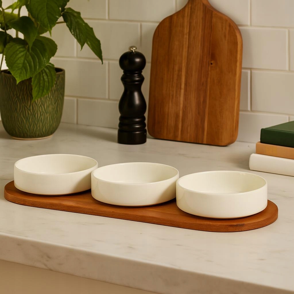 Wysokiej jakości porcelanowe miseczki – Idealne do serwowania przekąsek