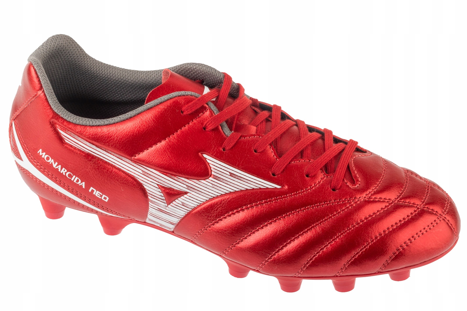 Mizuno Monarcida Neo III Select FG – Korki Męskie w Kolorze Czerwonym