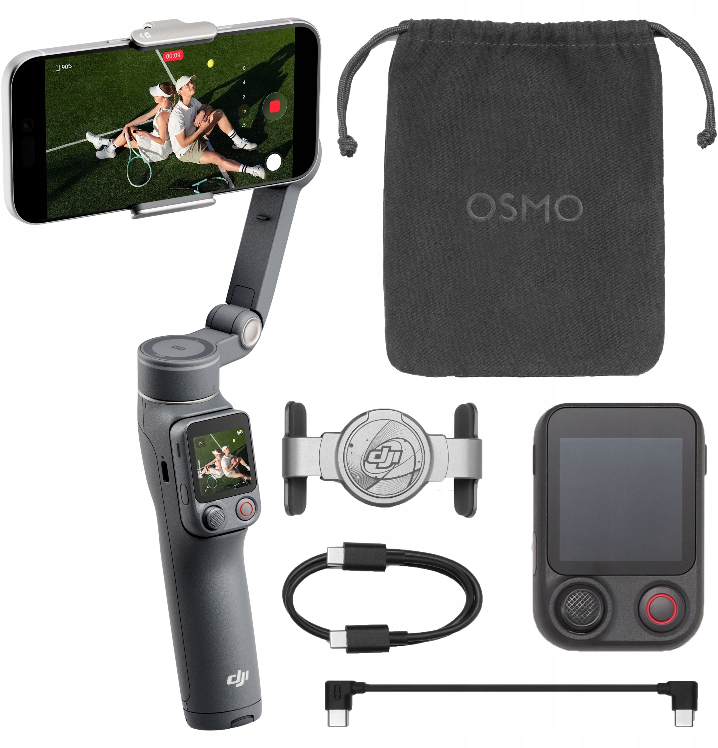 DJI Osmo Mobile 8P Standard Combo – Stabilizator do smartfonów dla profesjonalnych twórców