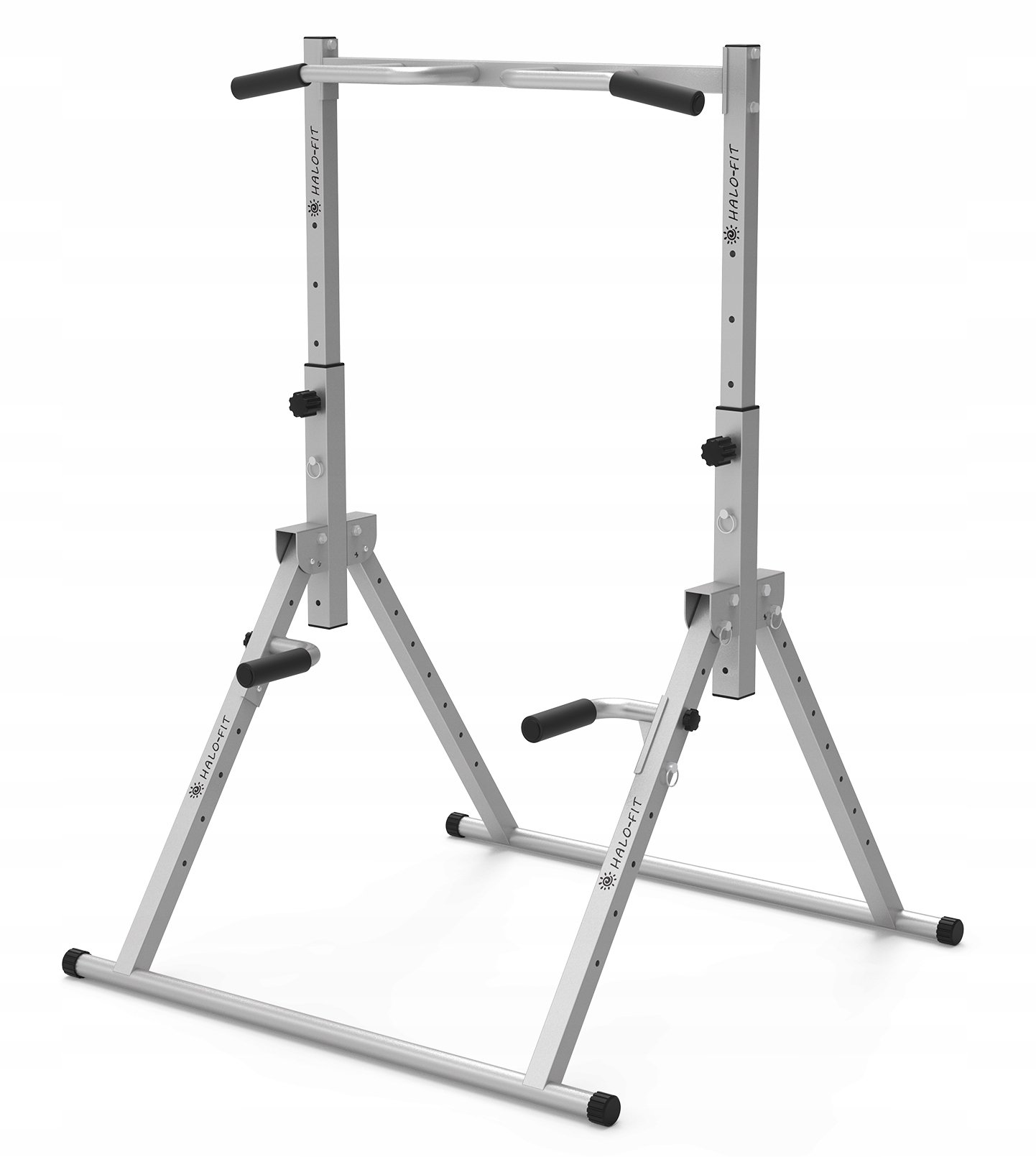 Drążek Wielofunkcyjny Składany Wolnostojący Halo-Fit 120 kg – Idealny do Treningu w Domu