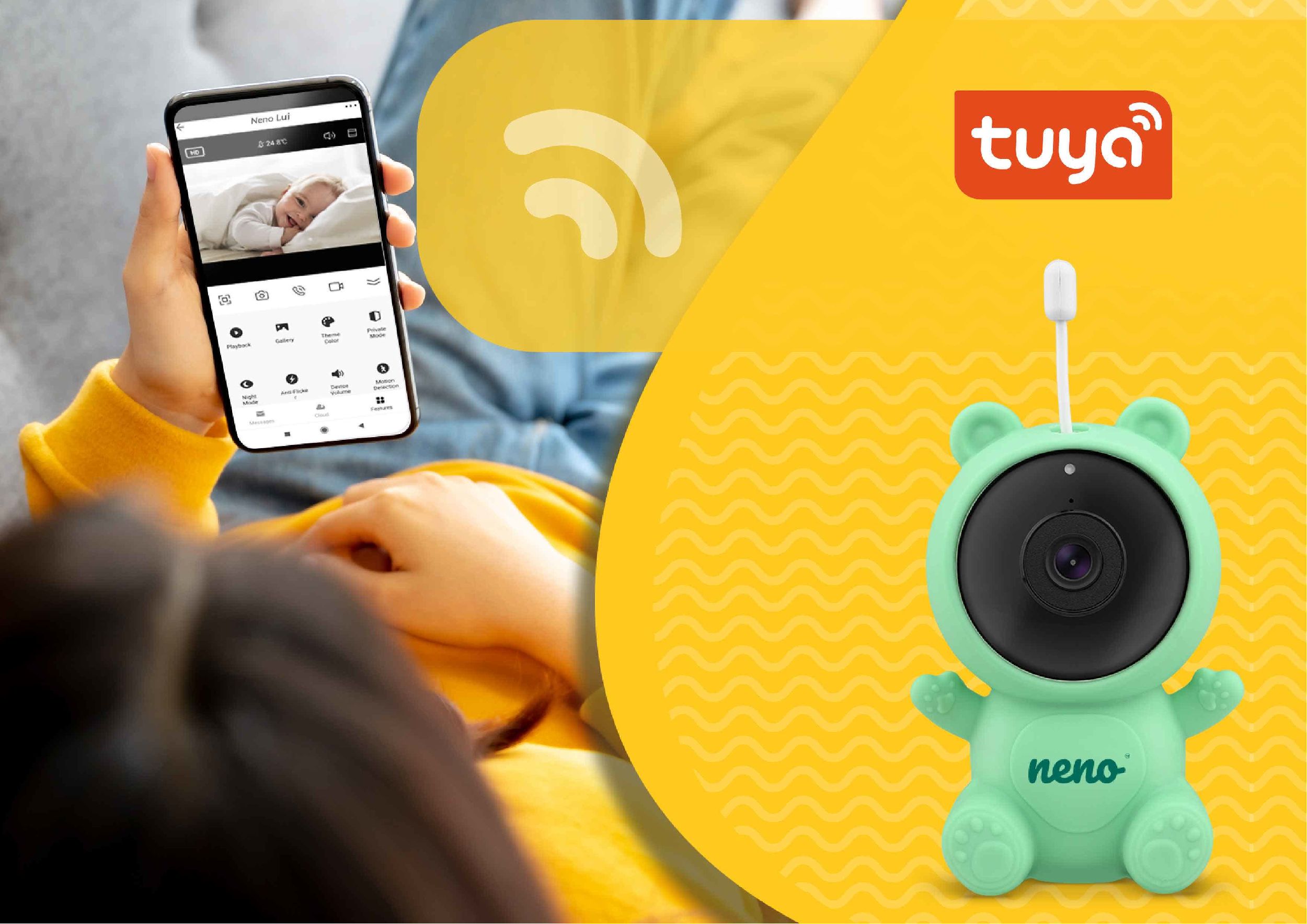 Wi-Fi baby monitor - Neno Lui with Tuya application