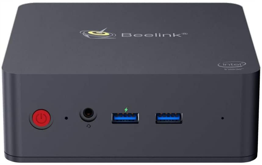 Komputer Mini PC Beelink L55 8/256GB i3-5005U W10 Złącza zewnętrzne płyty głównej USB 2.0 typ A USB 3.0 typ A mini jack 3,5 (audio) RJ45 HDMI DisplayPort