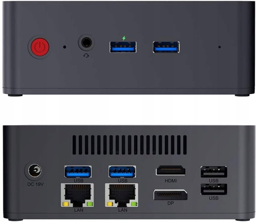 Komputer Mini PC Beelink L55 8/256GB i3-5005U W10 System operacyjny Windows 10 Home