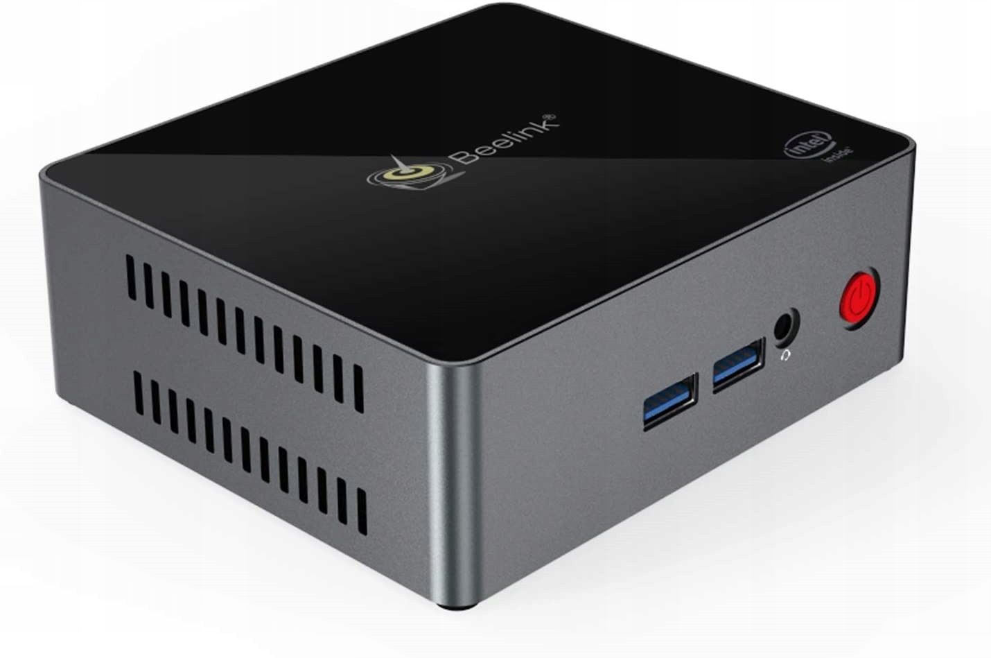 Komputer Mini PC Beelink J45 8/128GB Intel J4205 Złącza zewnętrzne płyty głównej USB 3.0 typ A mini jack 3,5 (audio) RJ45 HDMI inne