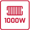 Grill kwarcowy o mocy 1000 W