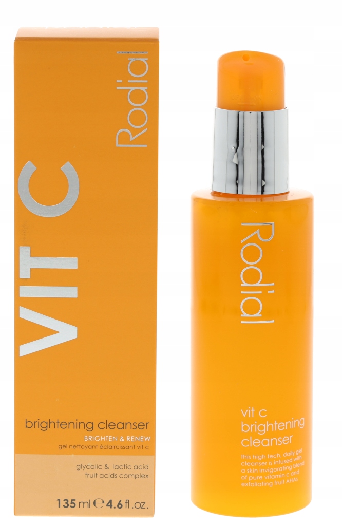 Rodial Vit C Brightening Cleanser 135 ml – Oczyszczający żel do twarzy z witaminą C