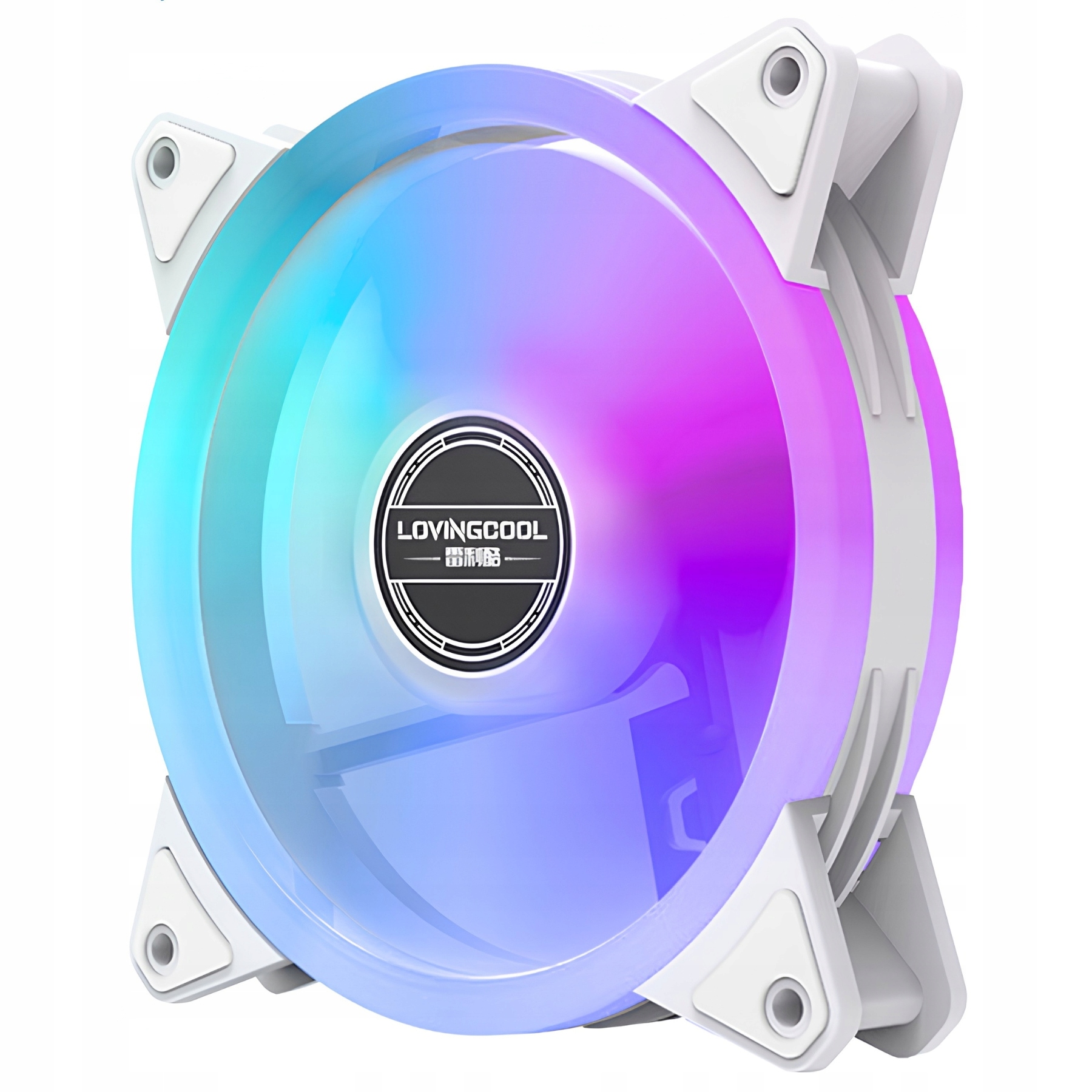 Wentylator YY-120-WHITE-LOGO 1600RPM ARGB LOVINGCOOL – Idealne rozwiązanie dla Twojego PC