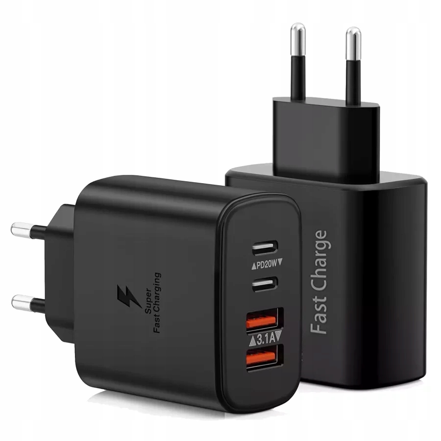 Ładowarka sieciowa 40W 2x USB 2x USB-C Alogy Super Fast Charger – Szybkie ładowanie PowerDelivery PD