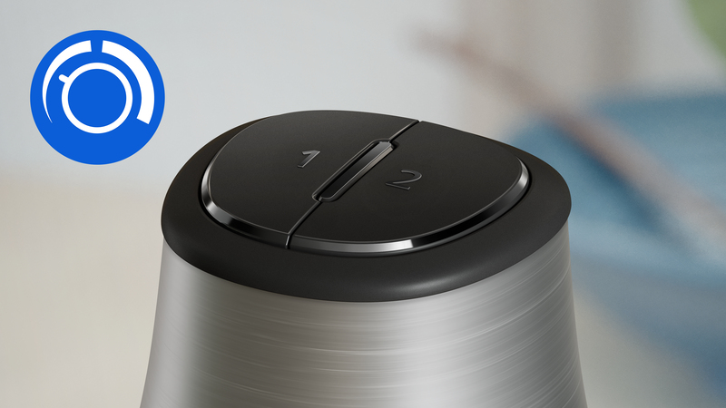 Wygodna obsługa – Dwie prędkości i gumowa podstawa