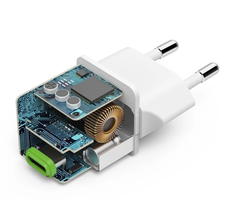 Super mała ładowarka USB‑C nie blokująca innych gniazd