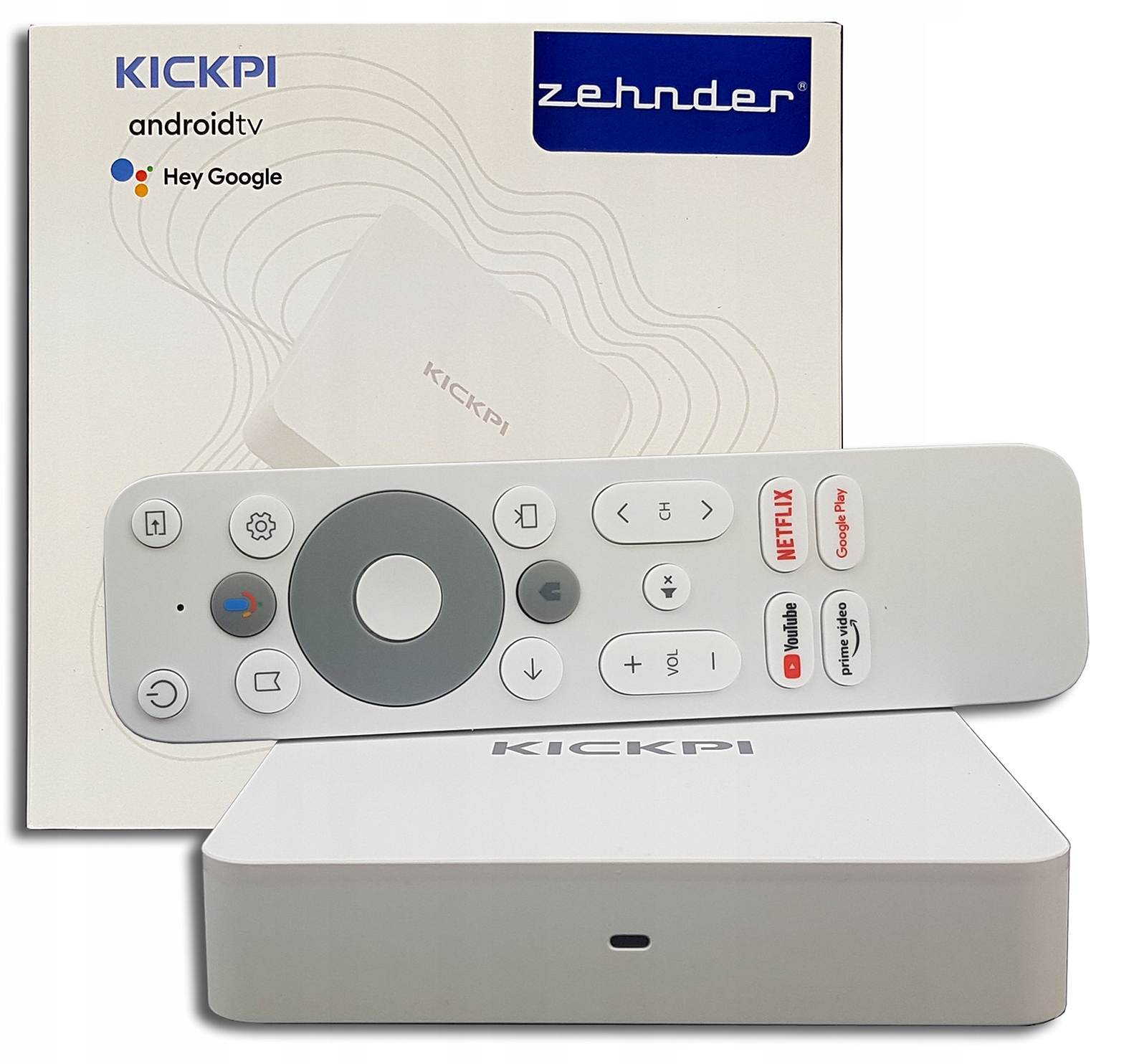 Odtwarzacz multimedialny KICKPI Android SMART TV 4K BOX, ZEHNDER KP-1 – Twoje centrum rozrywki
