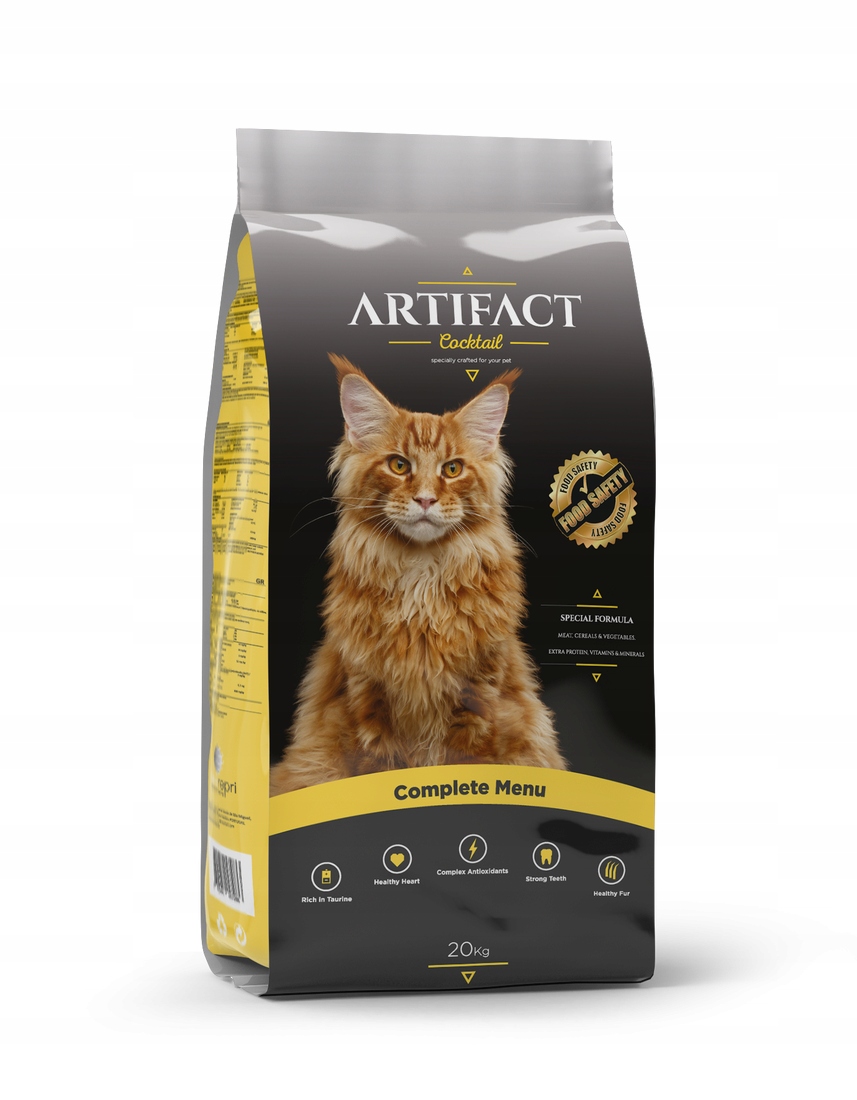 Artifact Cat Fish dla kotów dorosłych 20kg – Pełnowartościowa karma z rybą