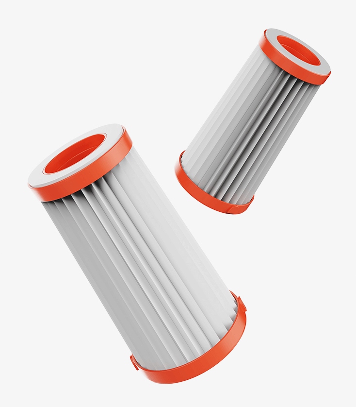 Wygodne opakowanie – 2 sztuki filtrów w zestawie