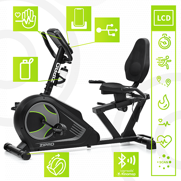 Rower elektryczno-magnetyczny Glow Zipro