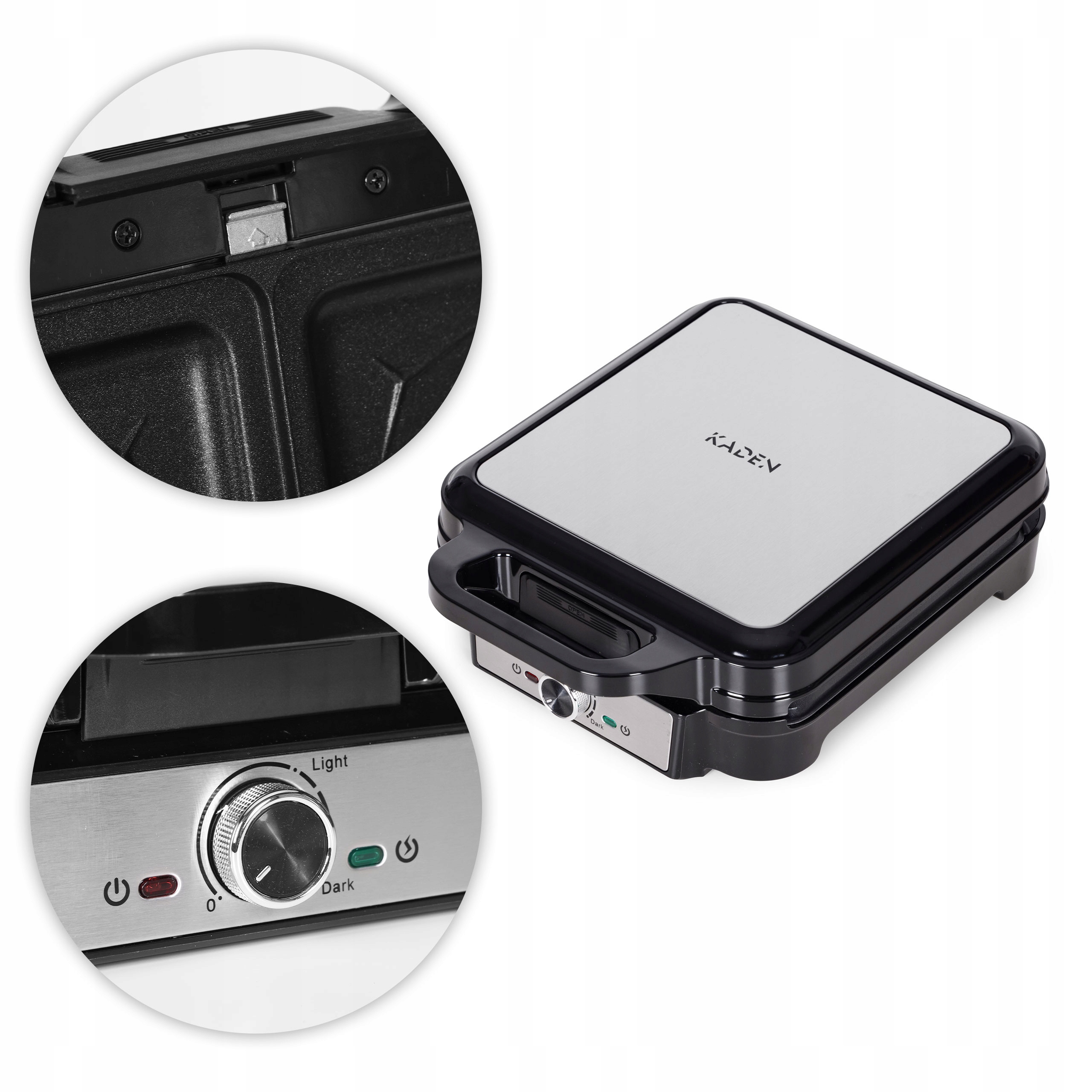 Intuicyjna obsługa – Regulacja temperatury i lampki kontrolne