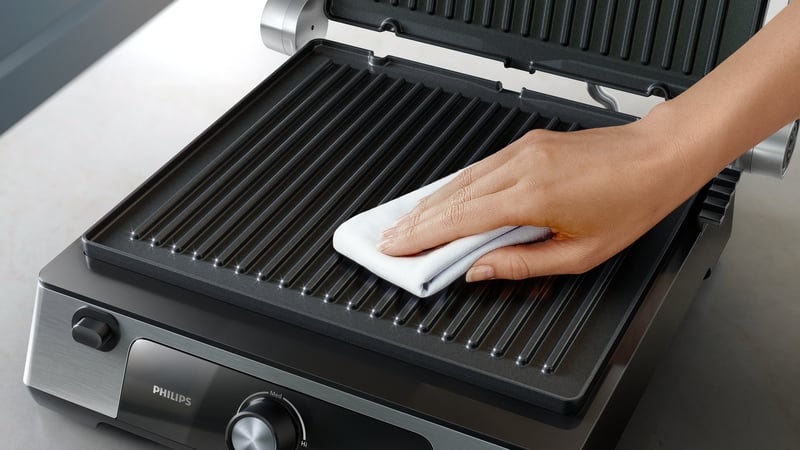 Łatwy do czyszczenia – Oszczędność czasu po grillowaniu