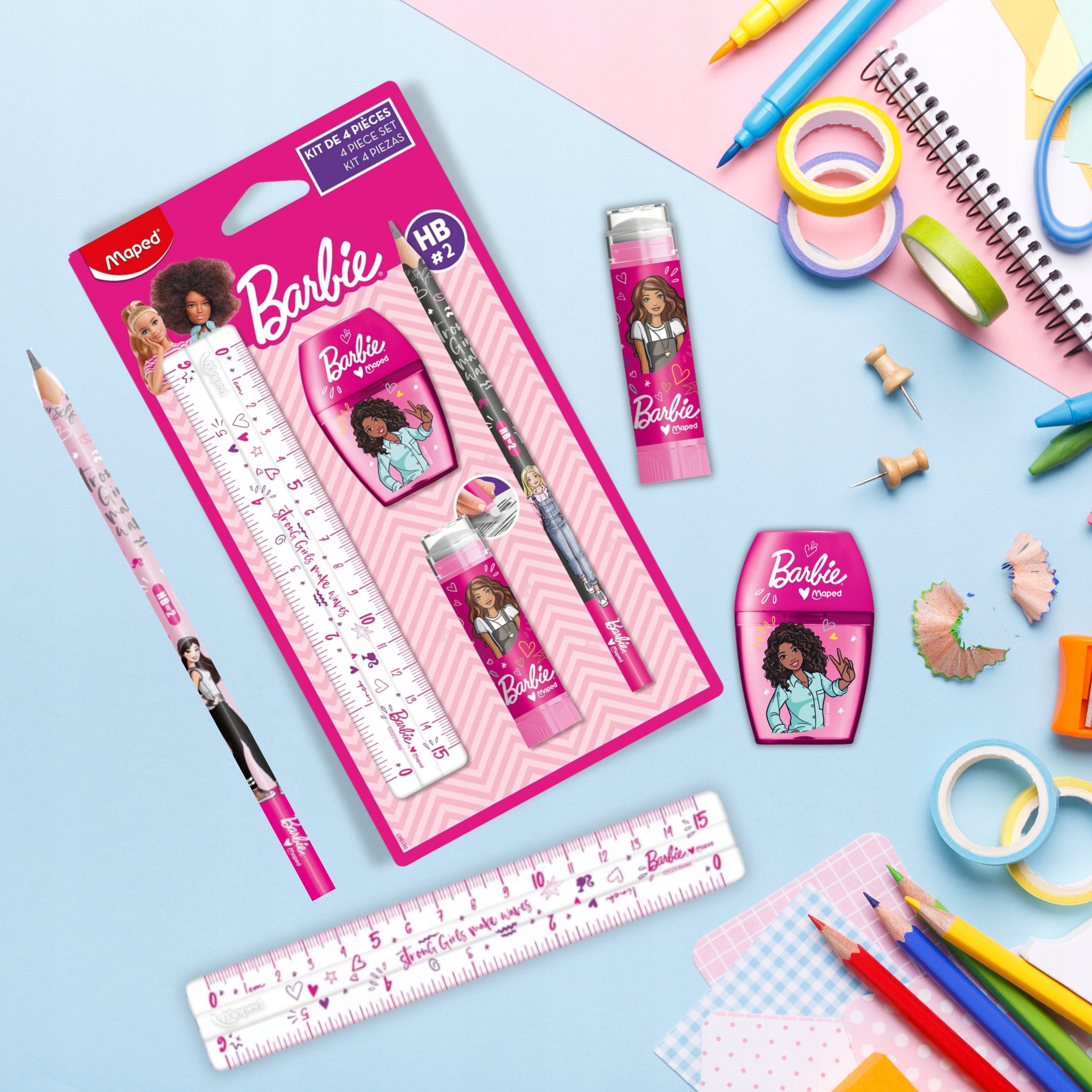 Wysokiej jakości akcesoria z wizerunkiem Barbie
