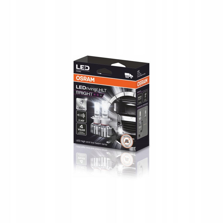 Żarówka LED H7 24V 18W PX26D – Doskonałe oświetlenie dla Twojego pojazdu