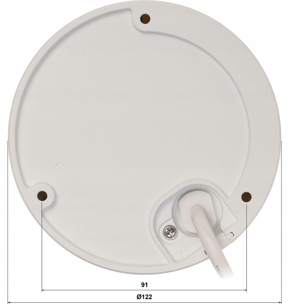 Wymiary i waga – Kompaktowa konstrukcja o średnicy 121 mm