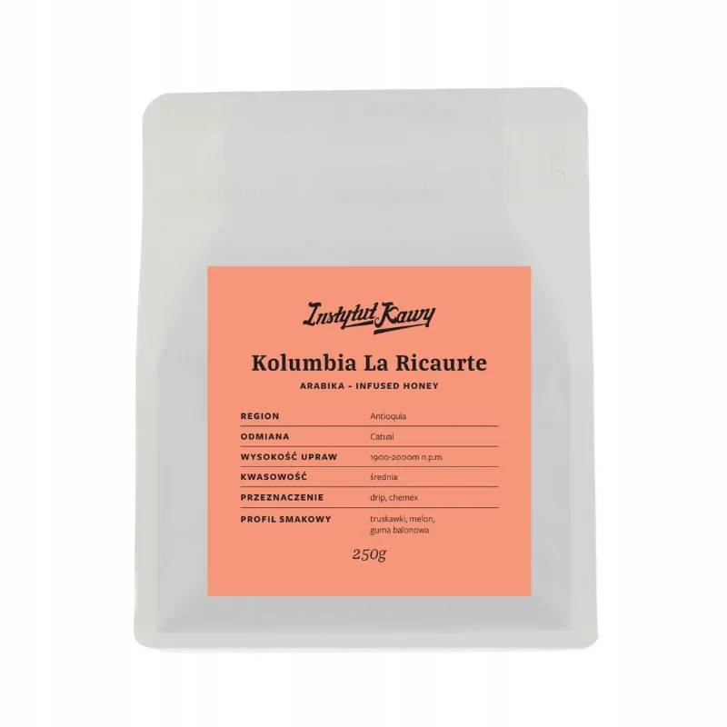 Kawa ziarnista Kolumbia La Ricaurte 250 g – Wyjątkowy smak z Kolumbii