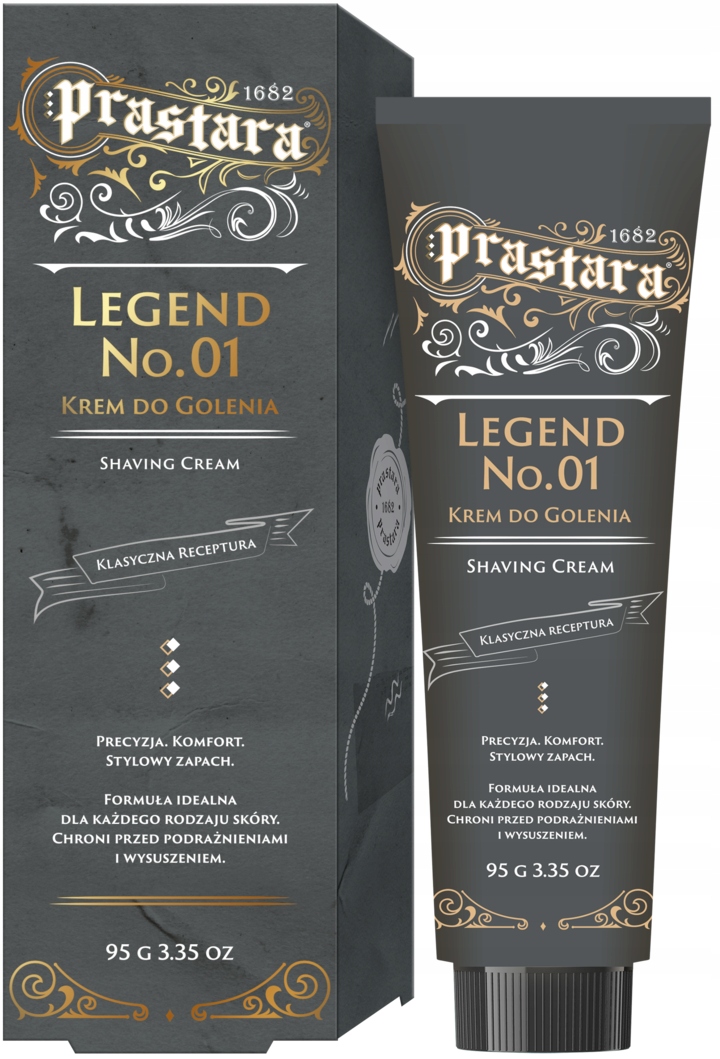 MIRAC MEN PRASTARA Krem do golenia LEGEND No1 – Luksusowe golenie dla każdego mężczyzny