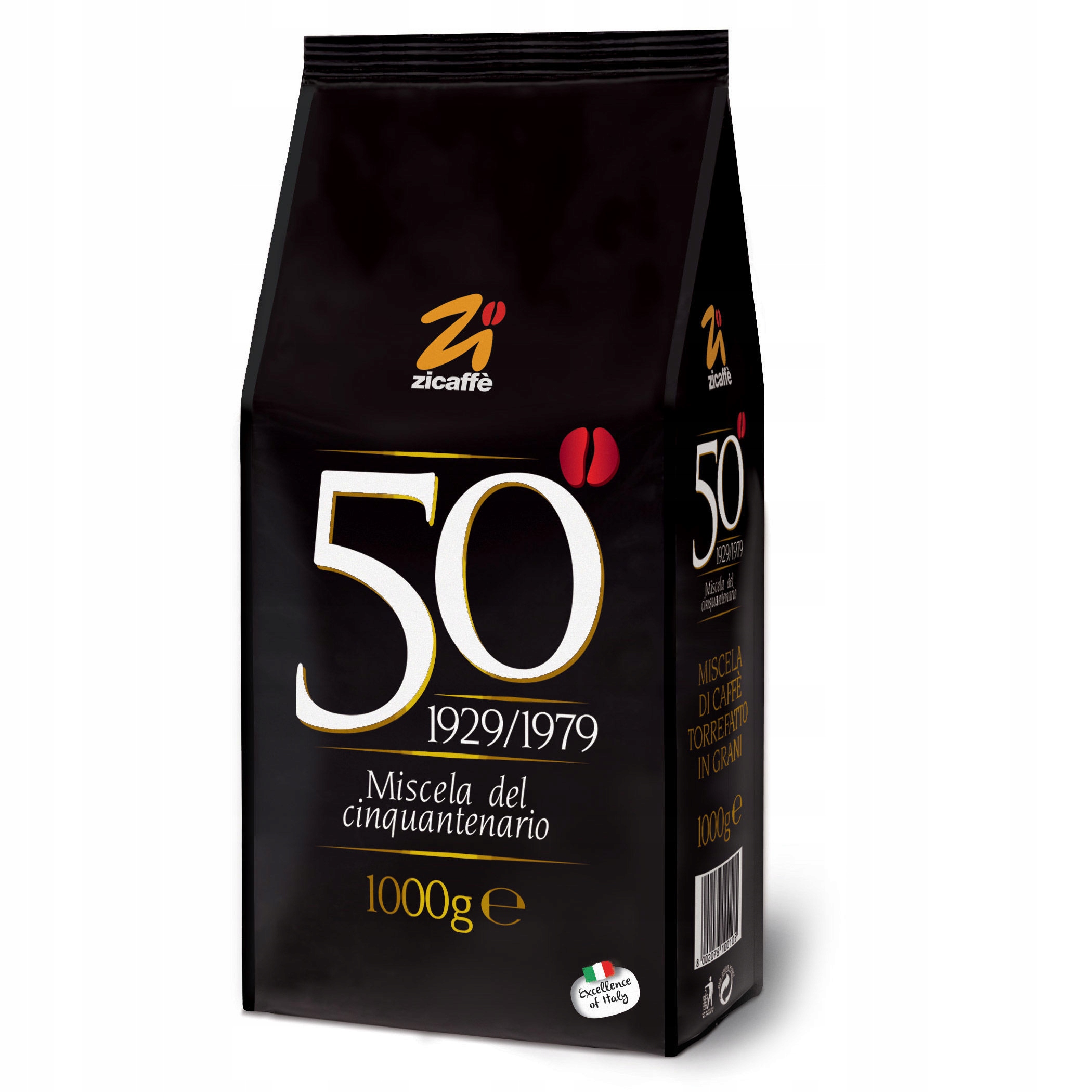 Kawa ziarnista Zicaffe Cinquantenario 1kg – Doskonały wybór dla koneserów