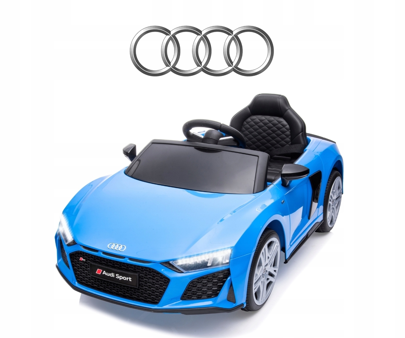 Pojazd na akumulator Audi R8 Spyder Blue – Sportowa przygoda dla najmłodszych