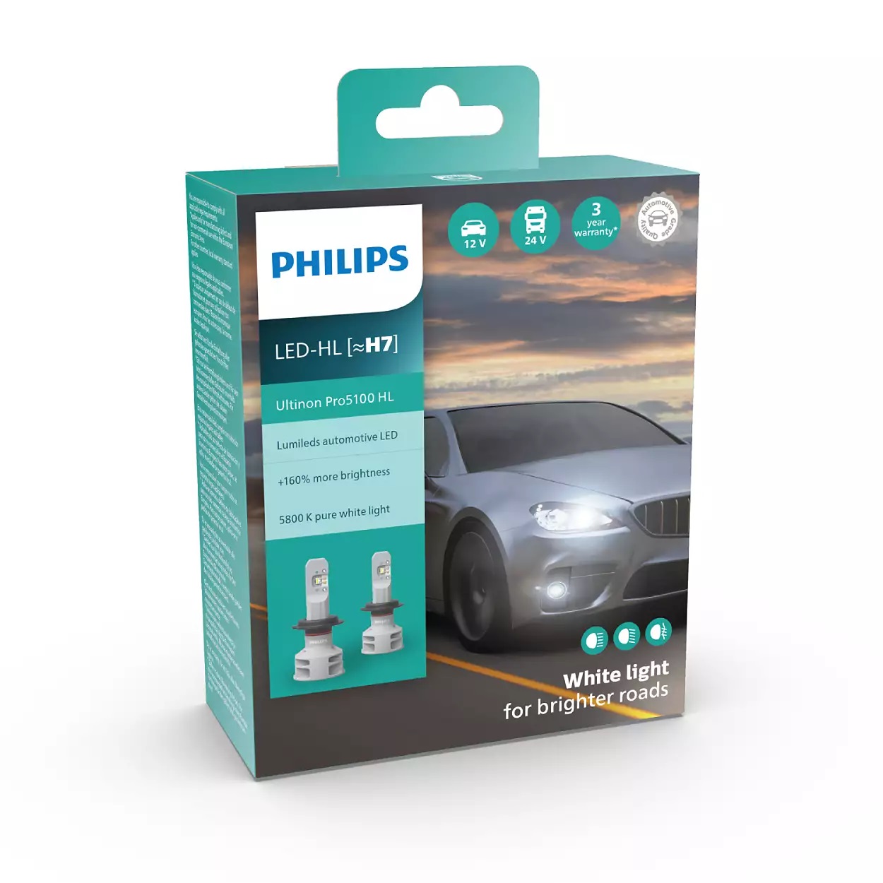 Żarówka samochodowa Philips Led H7 U51 HL – Doskonała widoczność na drodze