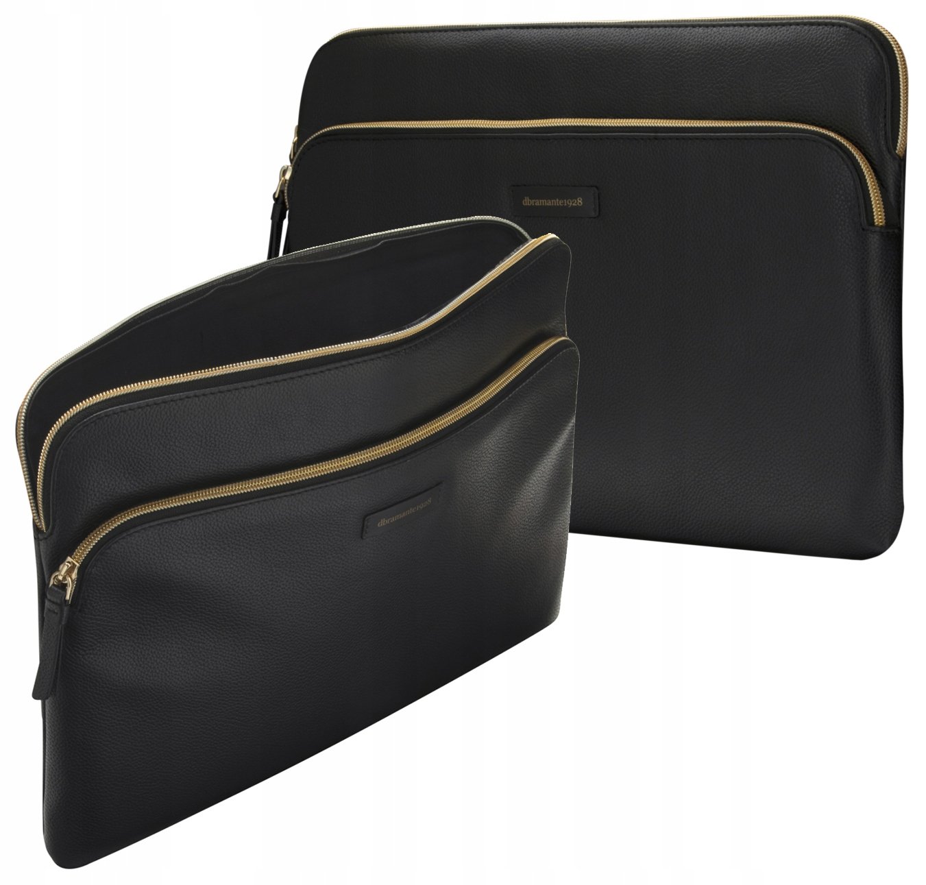 Torba dbramante Paris+ – Skórzane etui na laptopa 14” w kolorze czarnym