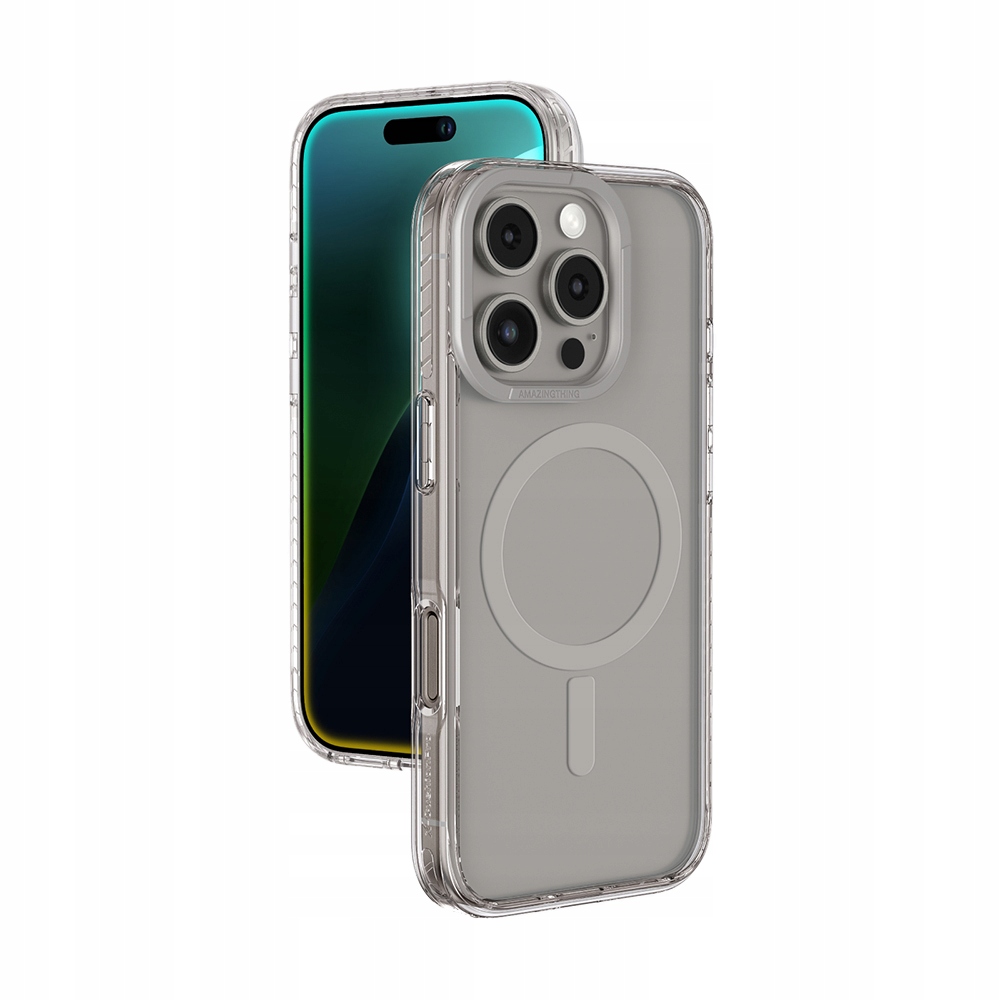 Etui silikonowe AMAZINGTHING Titan Pro Mag Case z pierścieniem magnetycznym do iPhone 16 Pro Max – Ochrona i styl w jednym