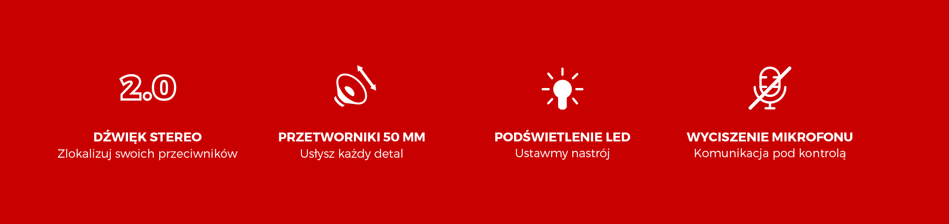 Czarne słuchawki nauszne Genesis Neon 213 RGB z mikrofonem, dźwiękiem stereo, 50-milimetrowymi przetwornikami, oświetleniem LED i sterowaniem mikrofonem