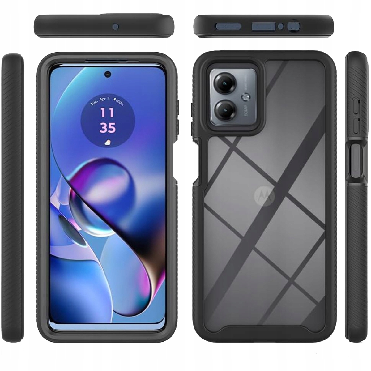 Precyzyjne dopasowanie do modelu Motorola Moto E14/G04/G24/G24 Power