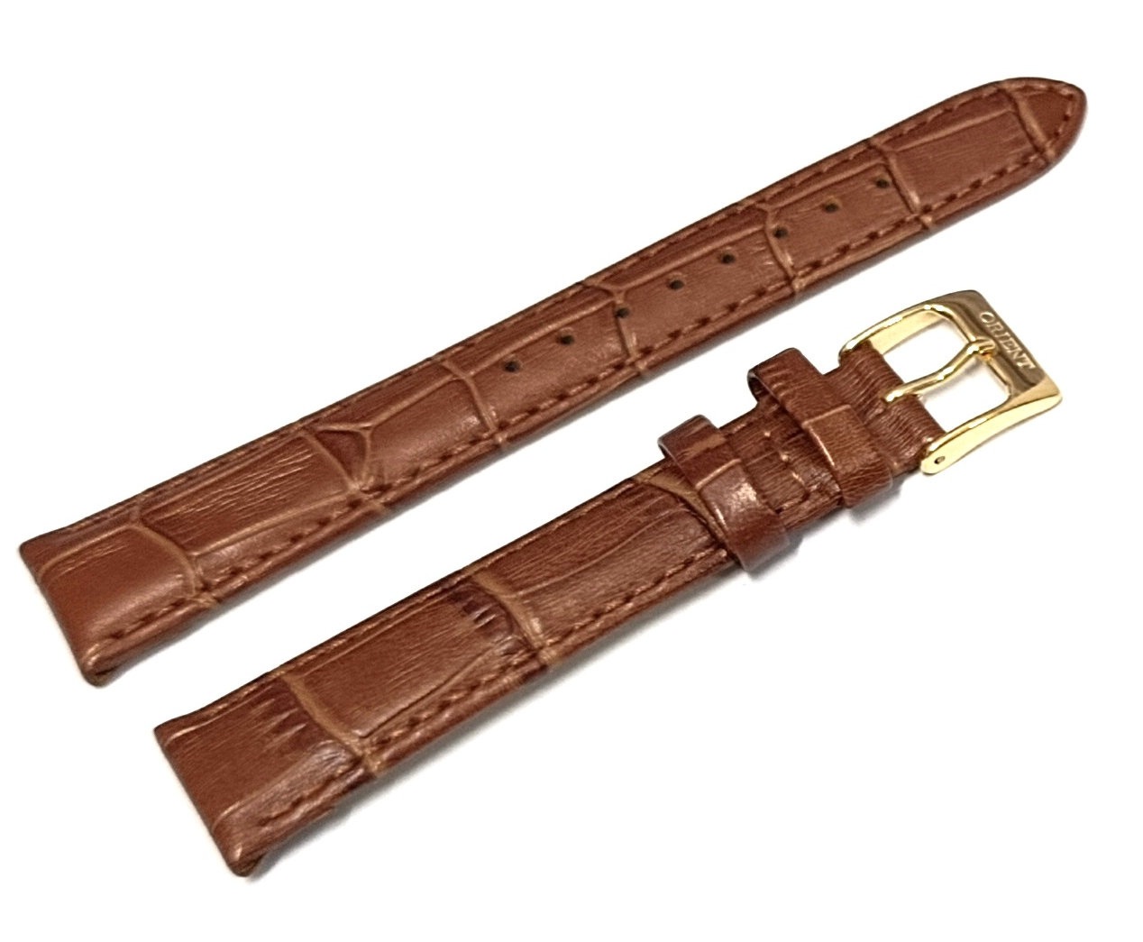 Pasek do zegarka damskiego Orient UL019024K0 17 mm brązowy – Elegancja i styl