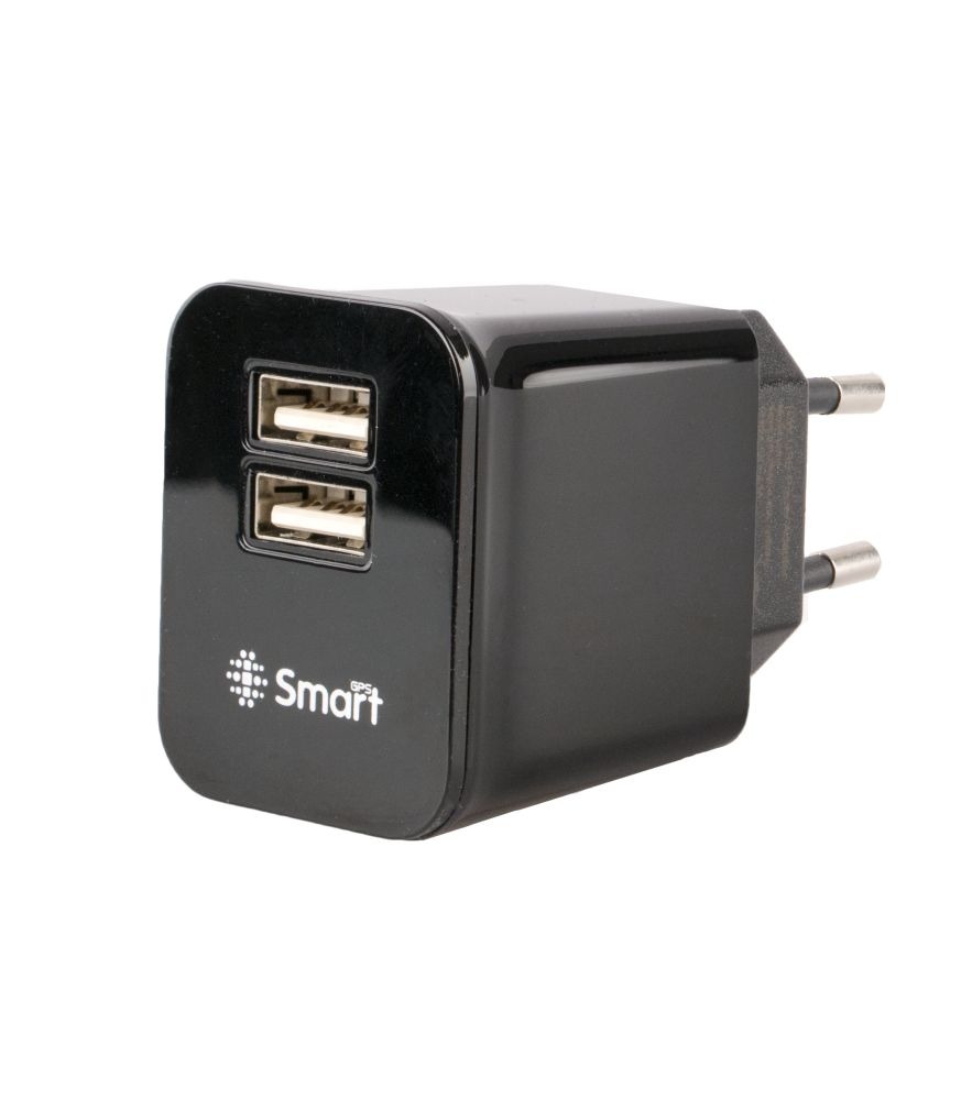 Ładowarka sieciowa SmartGPS Dual USB 2,1A (LSI01) – Szybkie i bezpieczne ładowanie