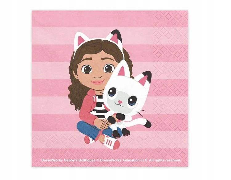 Urokliwe motywy z bajki Koci Domek Gabi