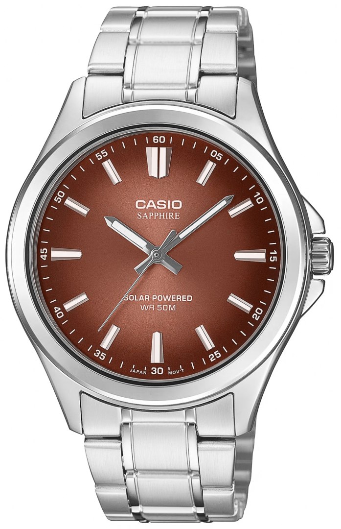 Zegarek Męski CASIO Solar MTS-RS100D-5ADF + BOX – Elegancja i nowoczesność w jednym
