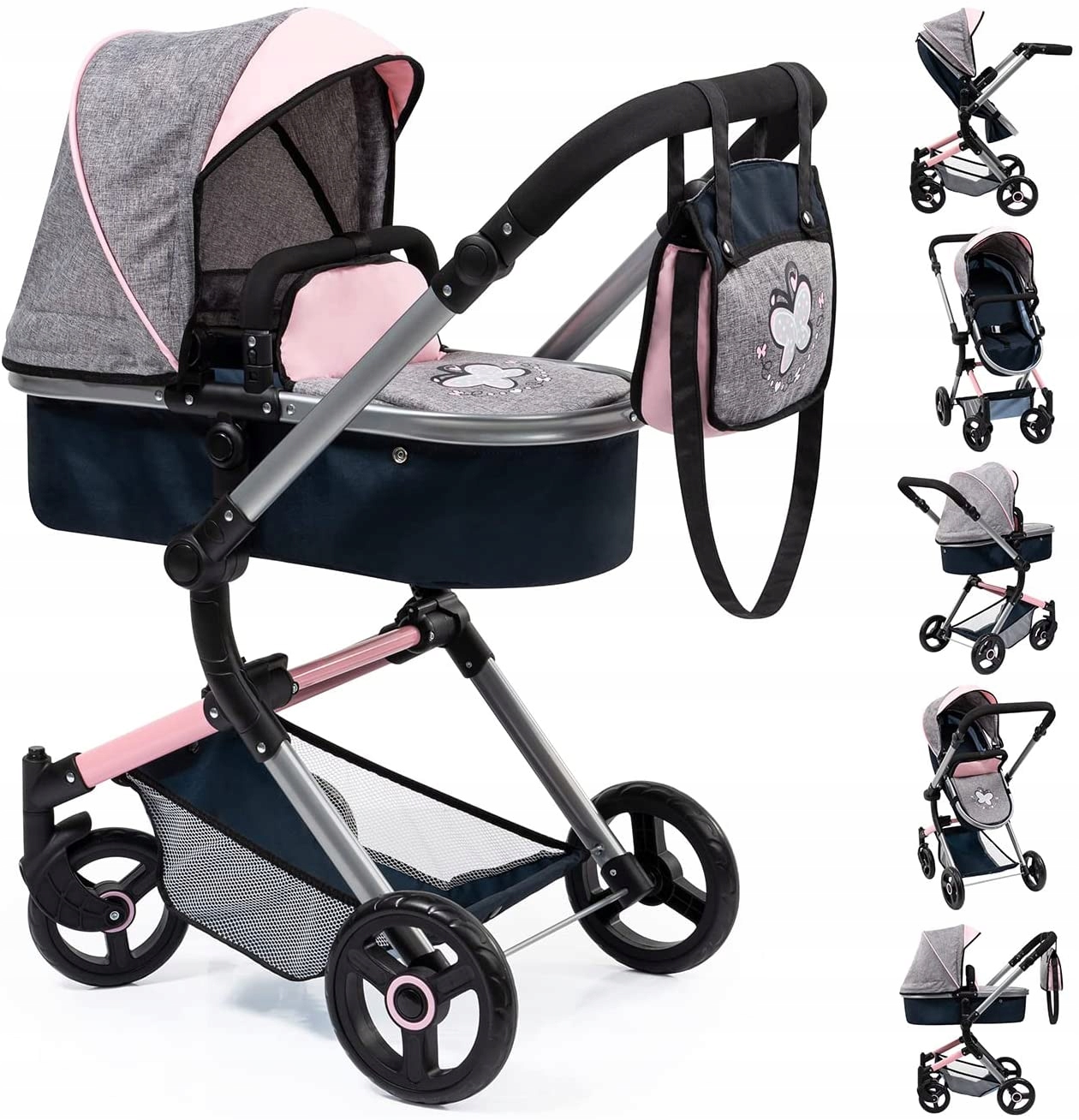 Wózek dla lalek Combi Neo Vario 18427AA – Idealny dla małych mam